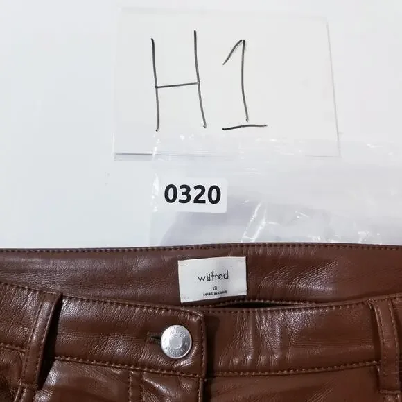 Aritzia Wilfred Soft Vegan Leather High Waisted Pants - Picture 13 of 13